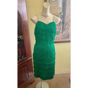 1950s Style Fringed Dress